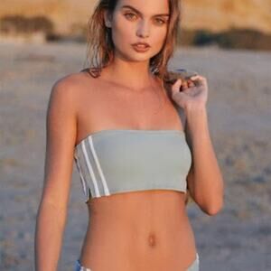 Kendall & Kylie Bandeau Bikini Crop Top